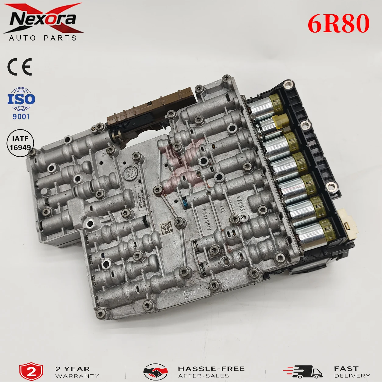 6R80 Valve Body Assembly With Integrated TCM Lead Frame AL3P7A101CA AL3Z7G276A AL3P7Z490BA For Ford F-150 Ranger Mustang 2011-Up view 6