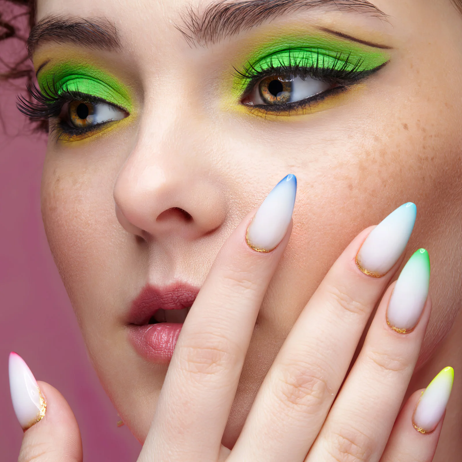 30개 네일 스펀지 교체용 헤드 부드러운 세척 가능 그라데이션 네일 아트 도구 DIY 매니큐어 펜 팁 옴브레 스펀지 브러쉬 액세서리