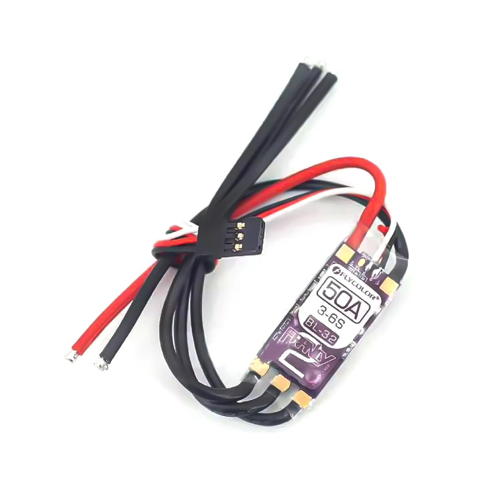 FLYCOLOR Francy 2 ESC sans balais 20A 30A 40A 50A BLHELI-32 3-6S contrôleur de vitesse 5V/3A 12V/2A pour Drone avion RC quadrirotor
