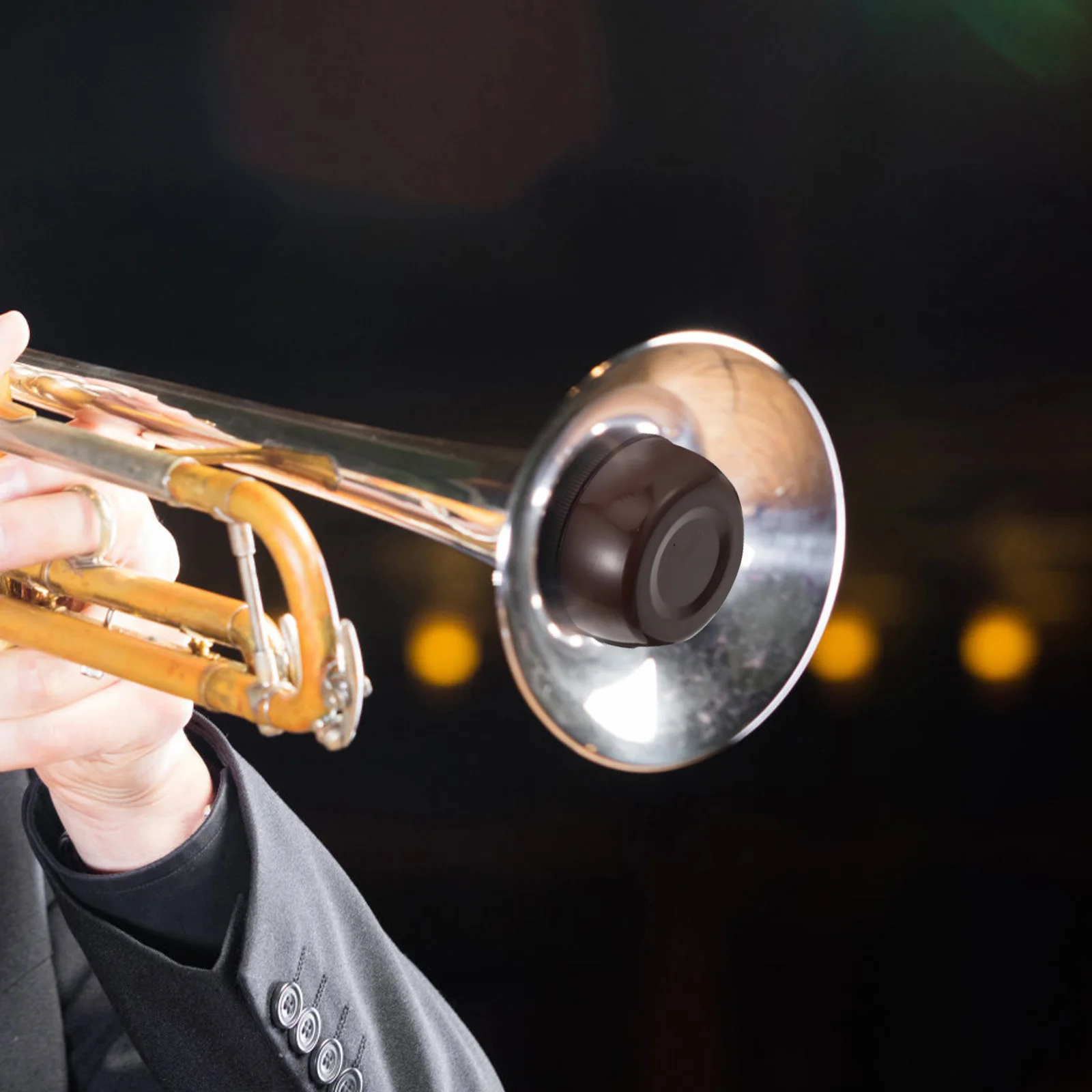 أداة توهين الصوت خفيفة الوزن ومتينة من الترومبون للتمرين الصامت، حجم صغير، ملحق أداة حمل سهل التركيب