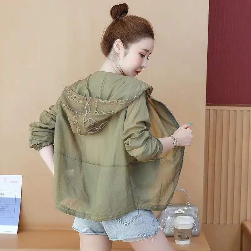 

Women's Short Jacket Spring Autumn New Casual Windbreaker 2024 Female Stand Collar Basic Coat Zipper Pocket Jacket Outerwear