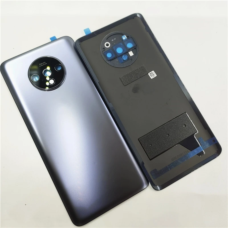 A+++ For Oneplus 7T Battery Cover Gorilla Glass Back Rear Door Housing For Oneplus7t 1+7T Back Frame Glass With Camera Lens