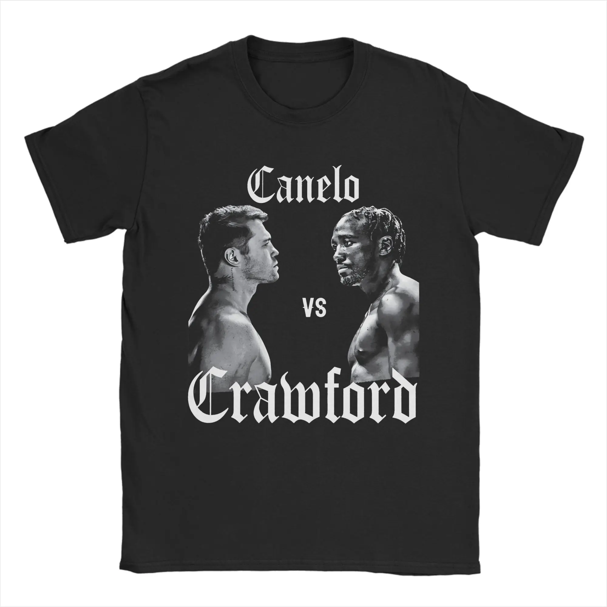

Canelo vs. Crawford T Shirt Summer Hippie T-Shirts Couple 100 Cotton Breathable Plus Size Top Tees Short Sleeve Funny Tops