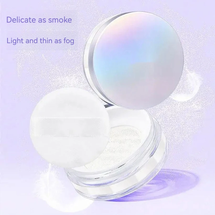 Fixing Powder Oil Control Long Lasting Waterproof Concealer Light Translucent Matte Waterproof Sweatproof Dry Oily Skin