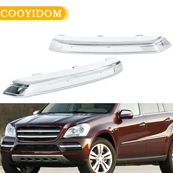 Car Front Bumper Daytime running lamp Chrome Trim Molding Cover For Mercedes Benz W164 GL350 450 2010-2012 1648840423 1648840323