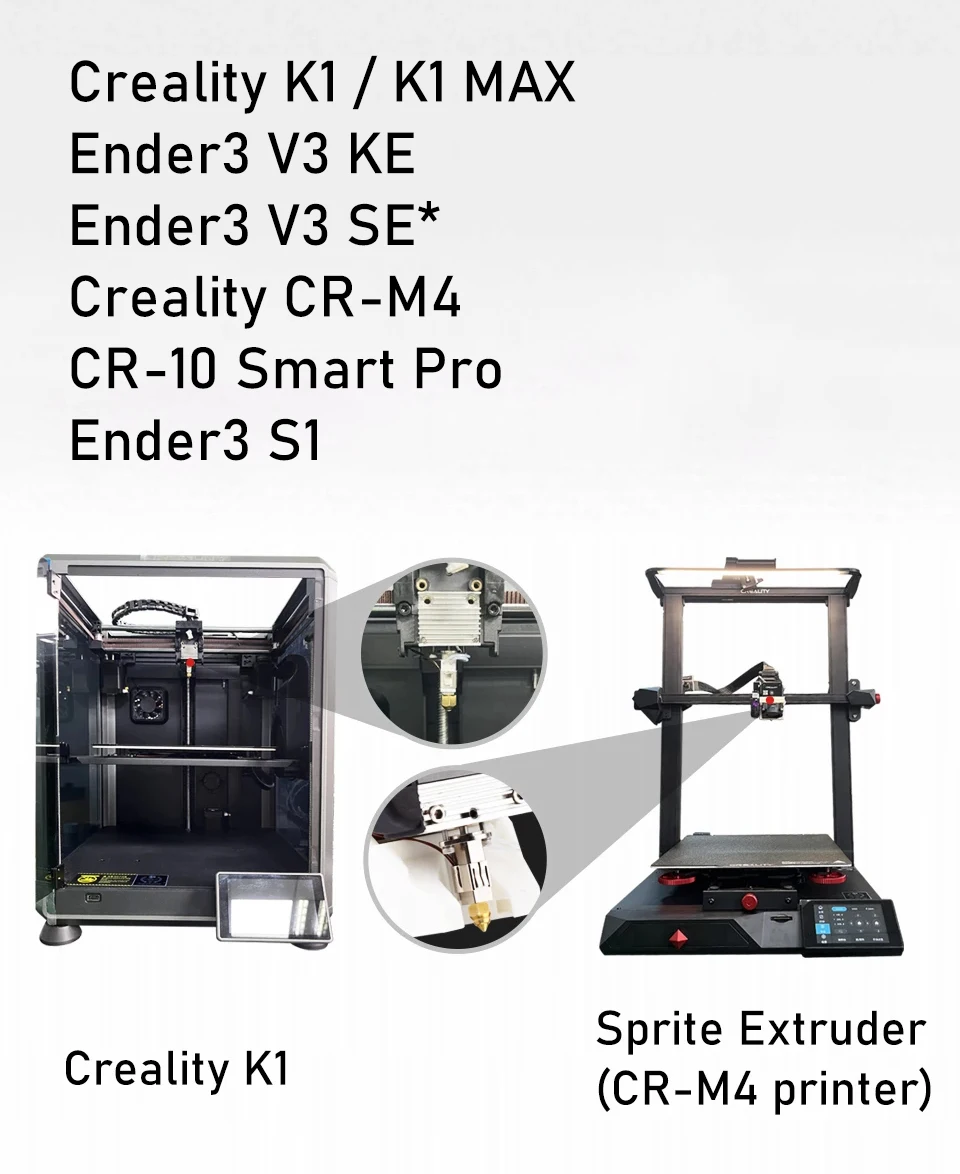 Trianglelab CHCB-OT Hotend Aktualisiertes KIT K1 HOTEND für Sprite Extruder Creality K1 3D-Drucker Creality K1 Max CR-M4 Drucker – Detail 7