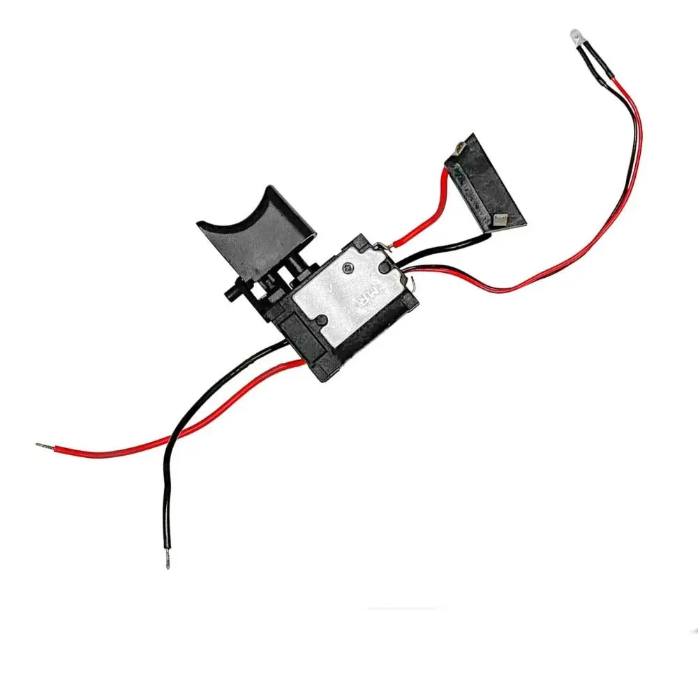 منظم مفتاح إيقاف التشغيل الأسود الجديد مع مفاتيح التحكم في سرعة المصباح زر الزناد الاحترافي الحالي الكبير لماكيتا