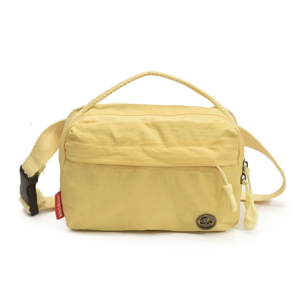 

Portable Korean Style Nylon Crossbody Bag Waist Pack Handbag Sports Shoulder Bag Lightweight Large Capacity Fanny Packs Unisex