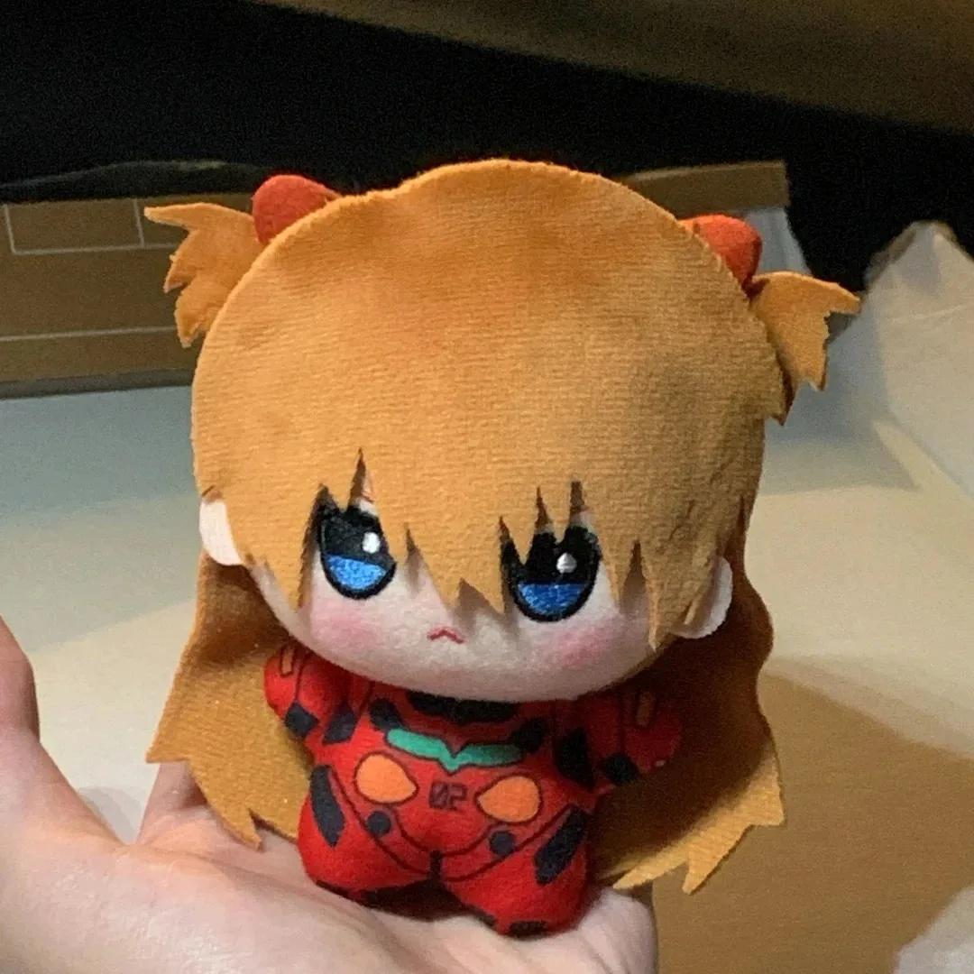 10cm Neon Genesis Evangelion‌ Peripheral Products Ayanami Rei Kaworu Nagisa Soryu Asuka Langley Cute Cotton Doll Plush Doll - view 5