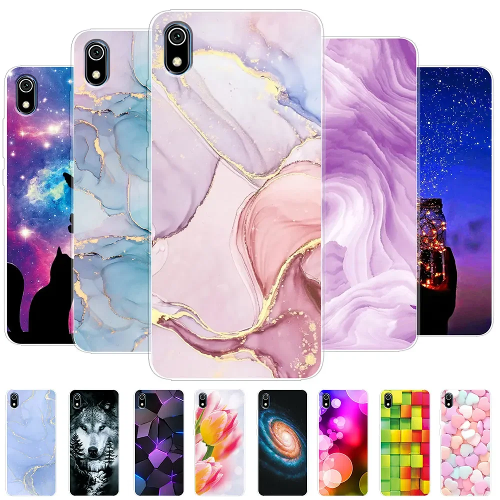 For Xiaomi Redmi 7A Case Redmi 7 Case Silicon Soft TPU Protective Cover For Redmi 7 7A 7 A Phone Cases New Shockproof Fundas