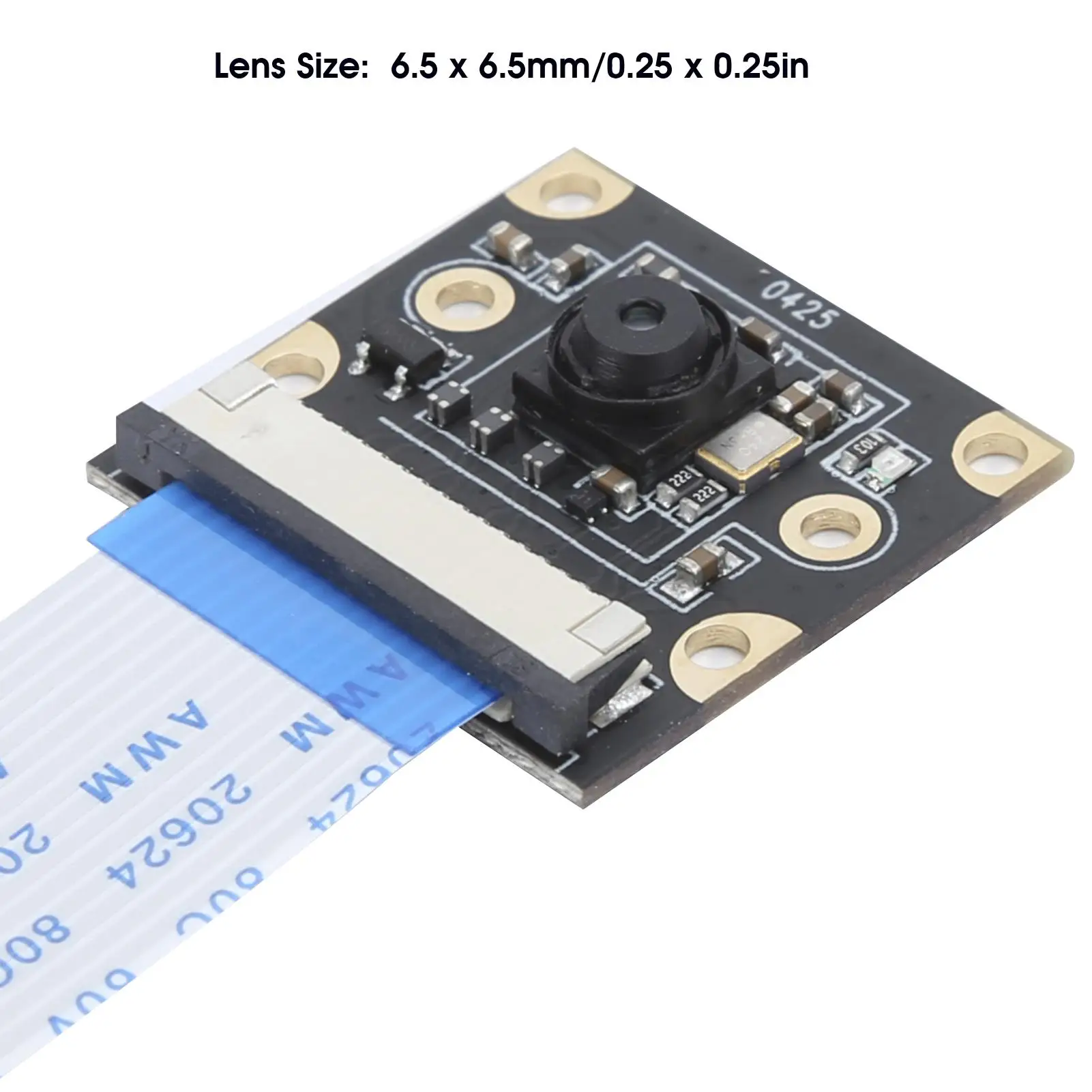 Módulo de câmera IMX219 de 8 MP - 77 °   Placa de câmera de micro segurança FOV para reconhecimento facial e da placa de licença jetson