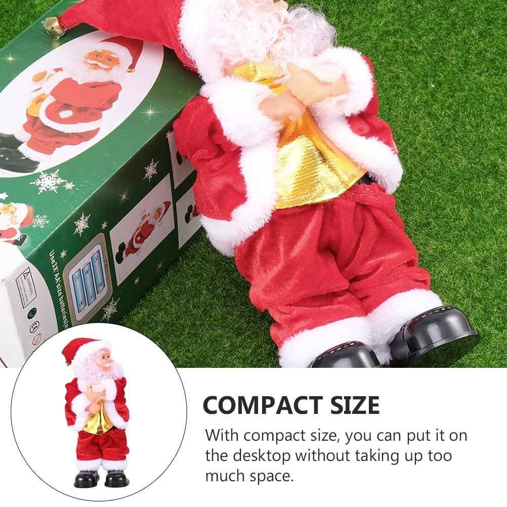 

Electric Santa Claus Ornaments Xmas Home Decoration Christmas Gifts Adornment Musical Dancing Toy Unique Household Creative