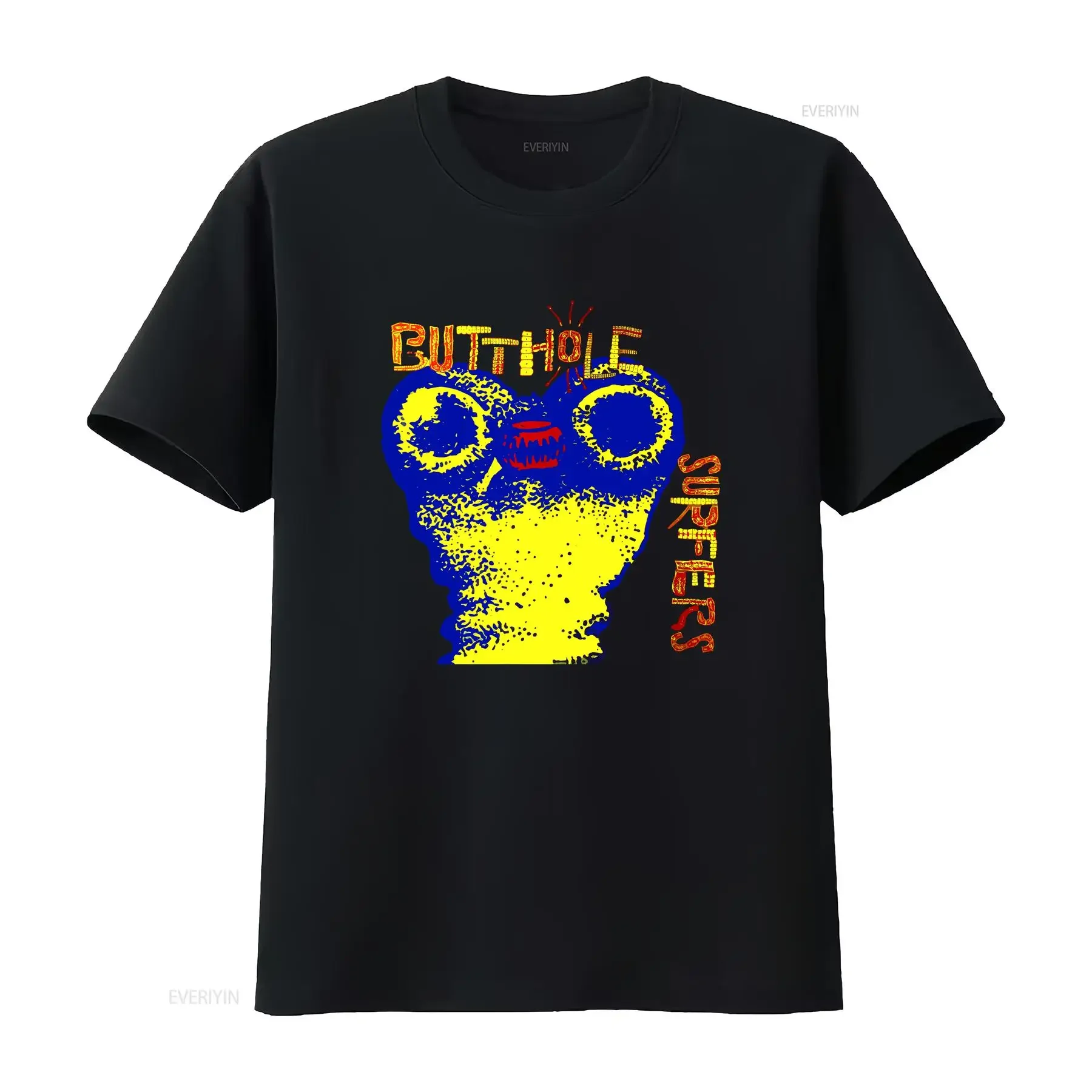 

Футболка Butthole Surfers, ограниченная серия, топ 4118, винтажная стираная уличная одежда с графикой, универсальная дизайнерская одежда, дышащая