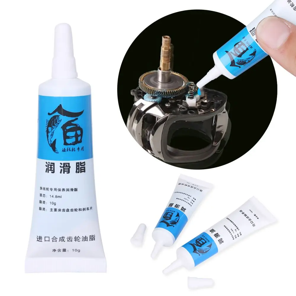 Bait Casting Fishing Wheel Dedicated Lubricating Maintenance Reel Oil Reel Grease Fishing Reel Lubricant Grease+Liquid Oil