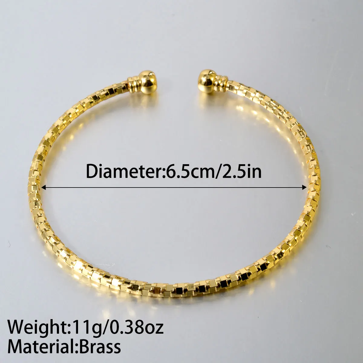 6 Pcs Set Stackable Geometry Thin Bangle Gothic Gold Color Open Cuff Bracelet On Hand For Women Party Jewelry Gifts Wholesale