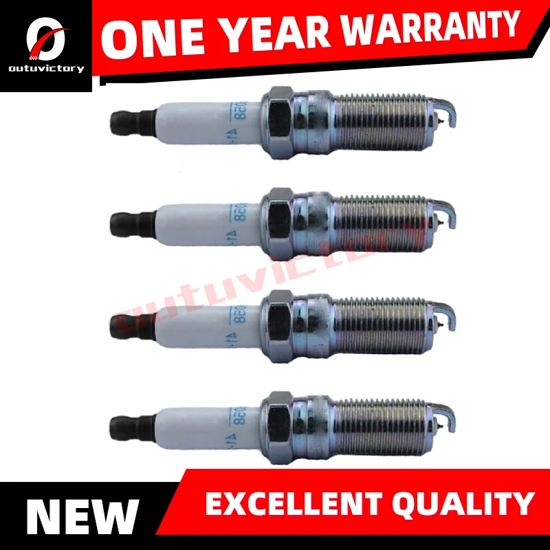 Iridium Spark Plugs for Chevy, Chevrolet, Mailbu, Captiva, GMC, Canyon, Hummer H3, 14-23, 12625058, 41103, 41-114, 4Pcs