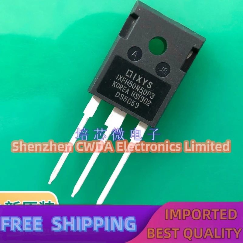 10PCS-20PCS  IXFH50N50P3  TO-247 500V/50A MOS In Stock Can Be Purchased