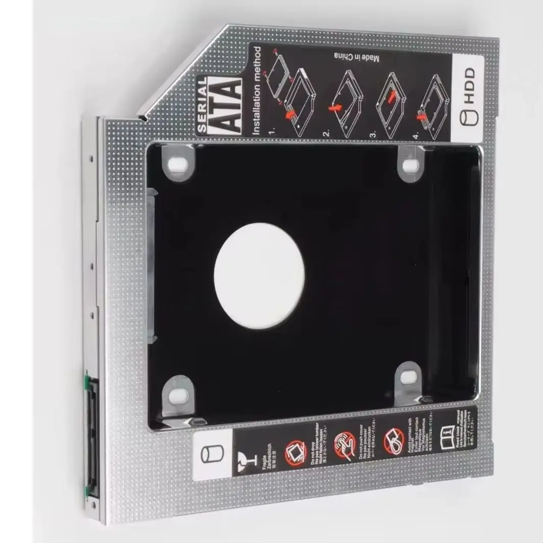 SATA 2o Disco Rígido HDD SSD Caso Caddy Óptico para Dell Inspiron One 2205 2305 2330 2320 + 14R 17R N4010 N4110 N7010 N7110 7720