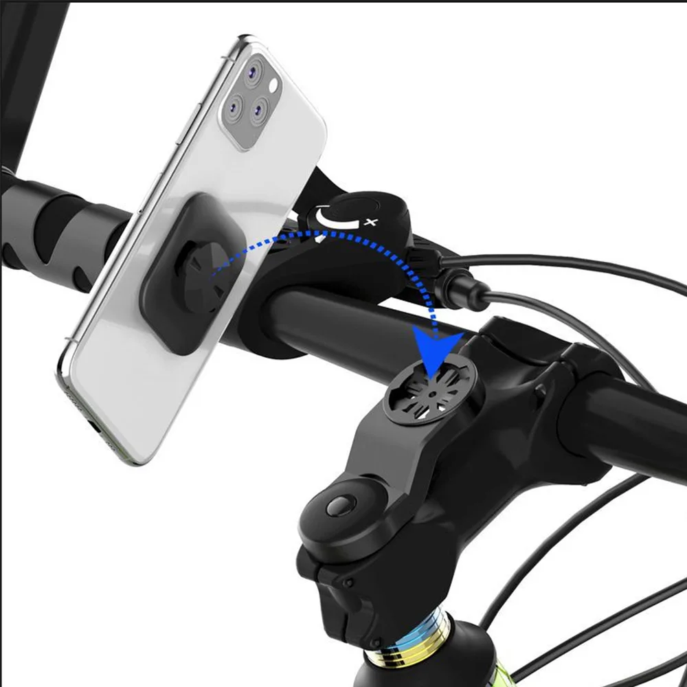 1pc Bike Bicycle Phone Sticker Mount Phone Holder Back Button Paste Adapter Mountain Bike Phone Stem Support Rack for GARMIN