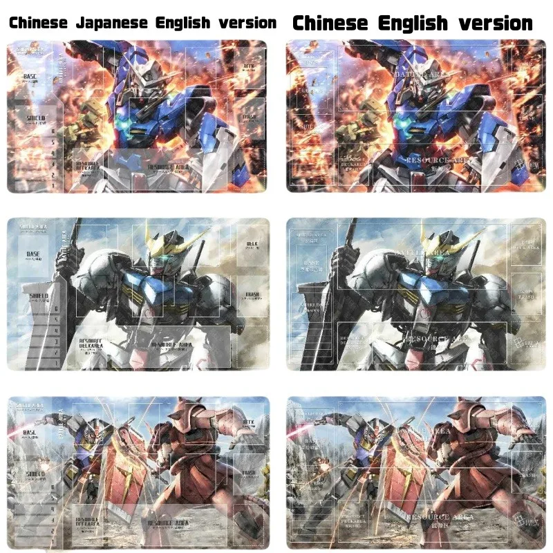 600x350 мм Diy GCG Gundam Exia одиночный игровой коврик Duel Playmat Barbatos Lupus сетка для карт мультяшный резиновый игровой коврик для мыши подарок