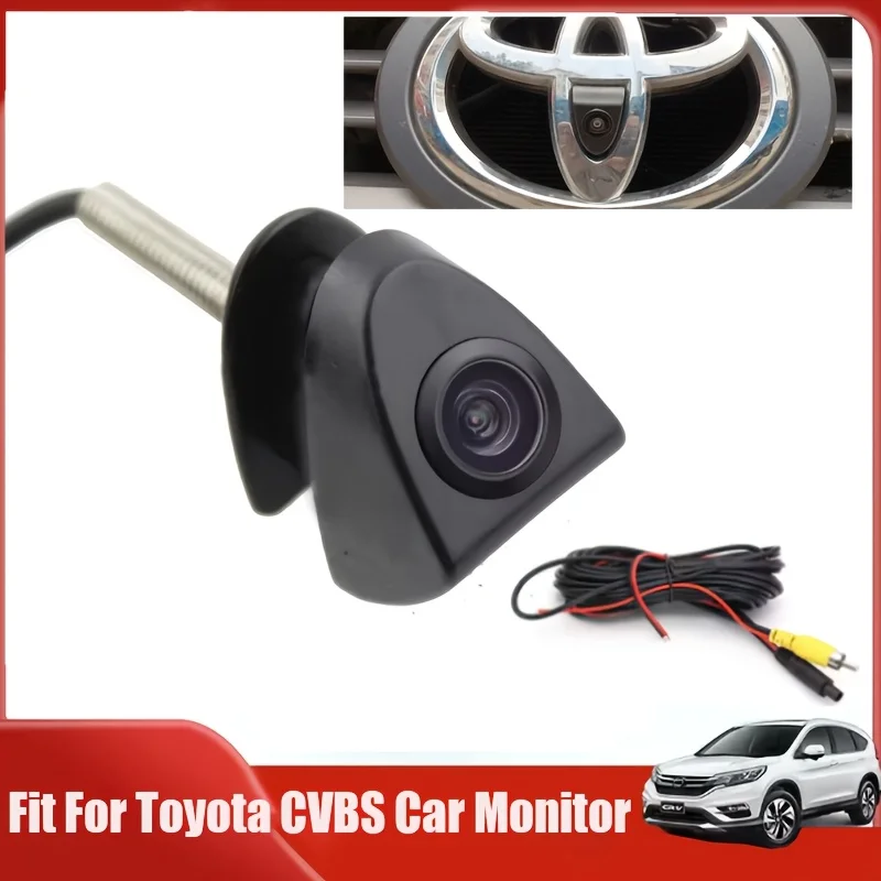 [Cámara frontal compatible con Toyota] Logotipo de la vista frontal para TOYOTA Camry, Aurion, Avalon, Aygo X, Corolla, Auris y Etios.