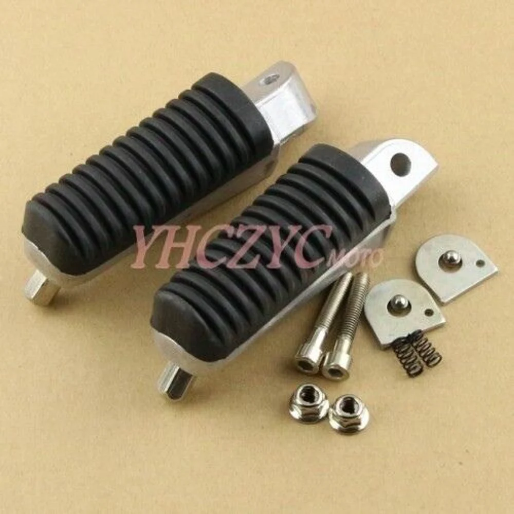 Foot Pegs Rear Footrest Motorcycle Bike for Yamaha BT1100 Bulldog 02-06 SRV250 92-97 FJ1200 86-93 FJR1300 01-15 FZ400 97-98