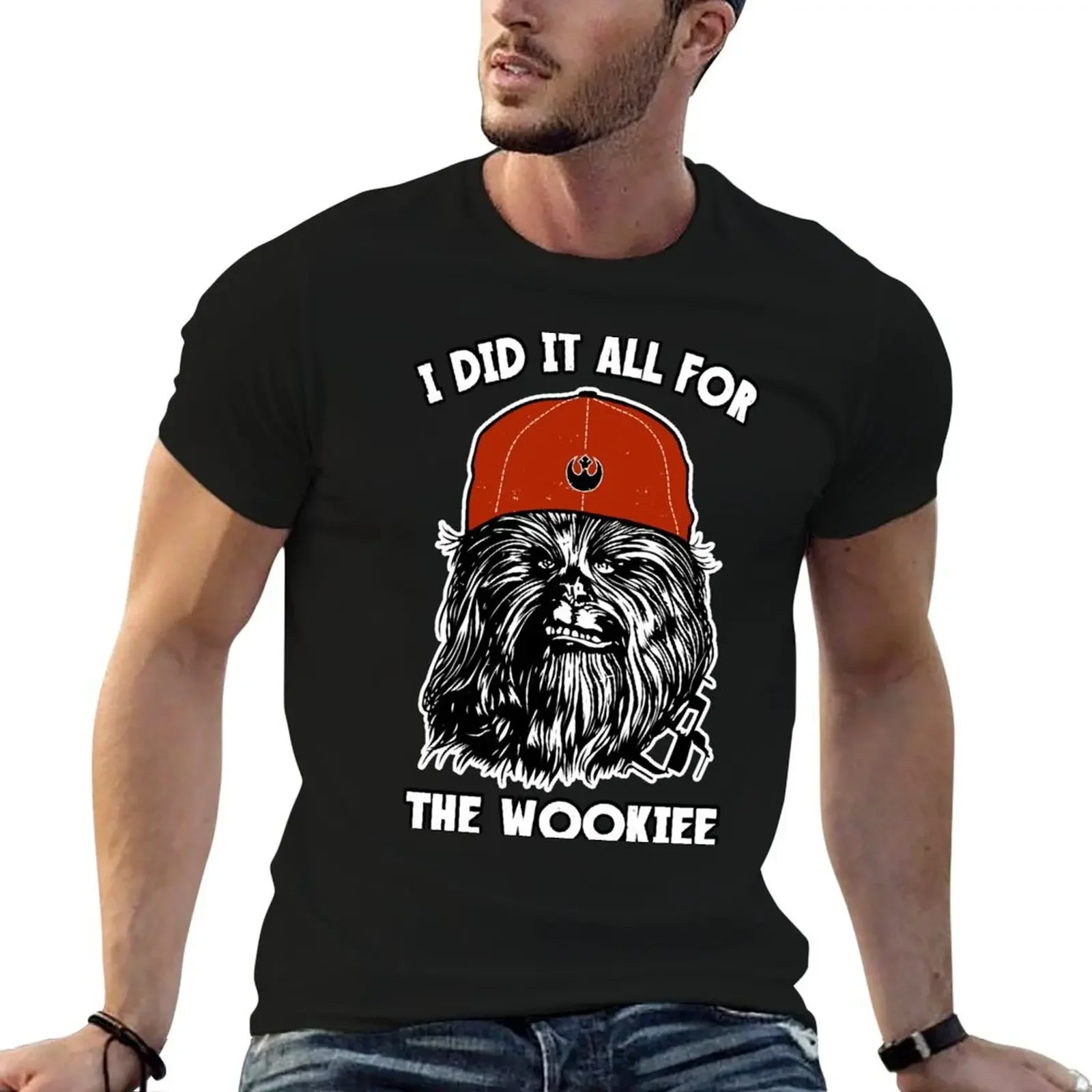 I Did It All For The Wookiee T-Shirt custom t shirt basketball graphic tees t shirt men