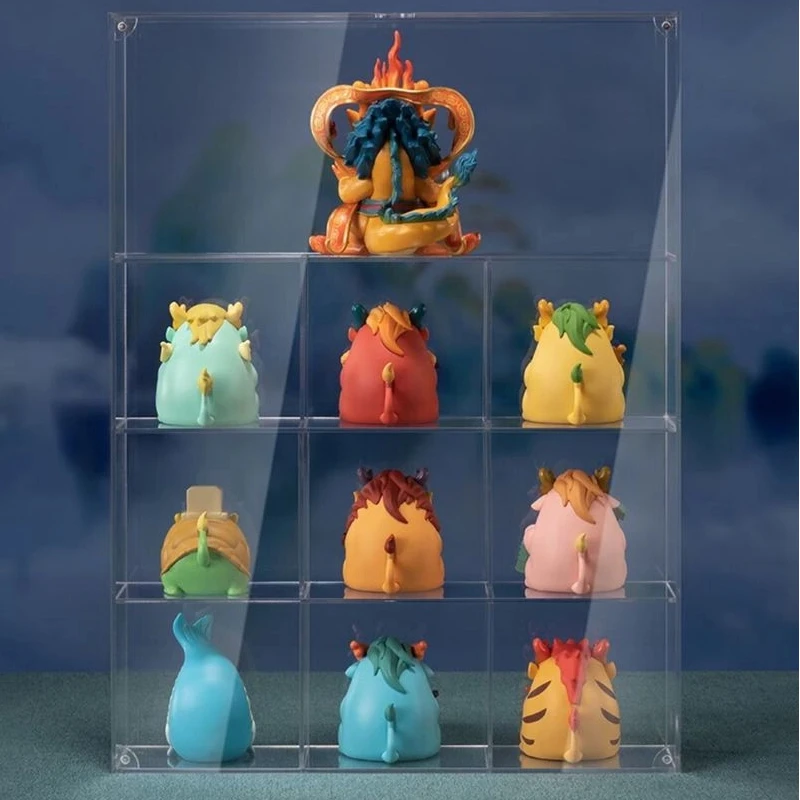 

Акриловая стойка для кукол высокого разрешения, модная коробка для хранения предметов искусства, глухая коробка, коробка для хранения игрушек ручной работы