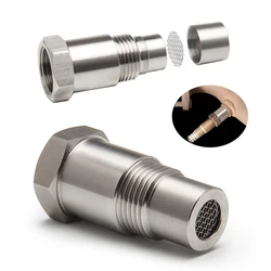 Oxygen O2 Sensor Spacer Adapter Catalytic Converter Fix Check Engine Light New