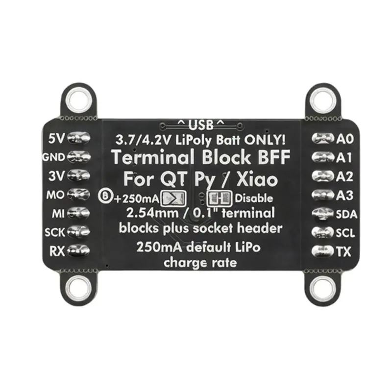 FEDI-Terminal Block BFF Extension Board For QT Py And Xiao-Adafruit 6495