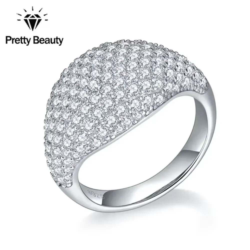 

Изысканное обручальное кольцо Pretty Beauty 2.42CT с муассанитом, серебро 925 пробы, покрытие из белого золота 18 карат, бриллиантовое кольцо, роскошные ювелирные изделия для женщин