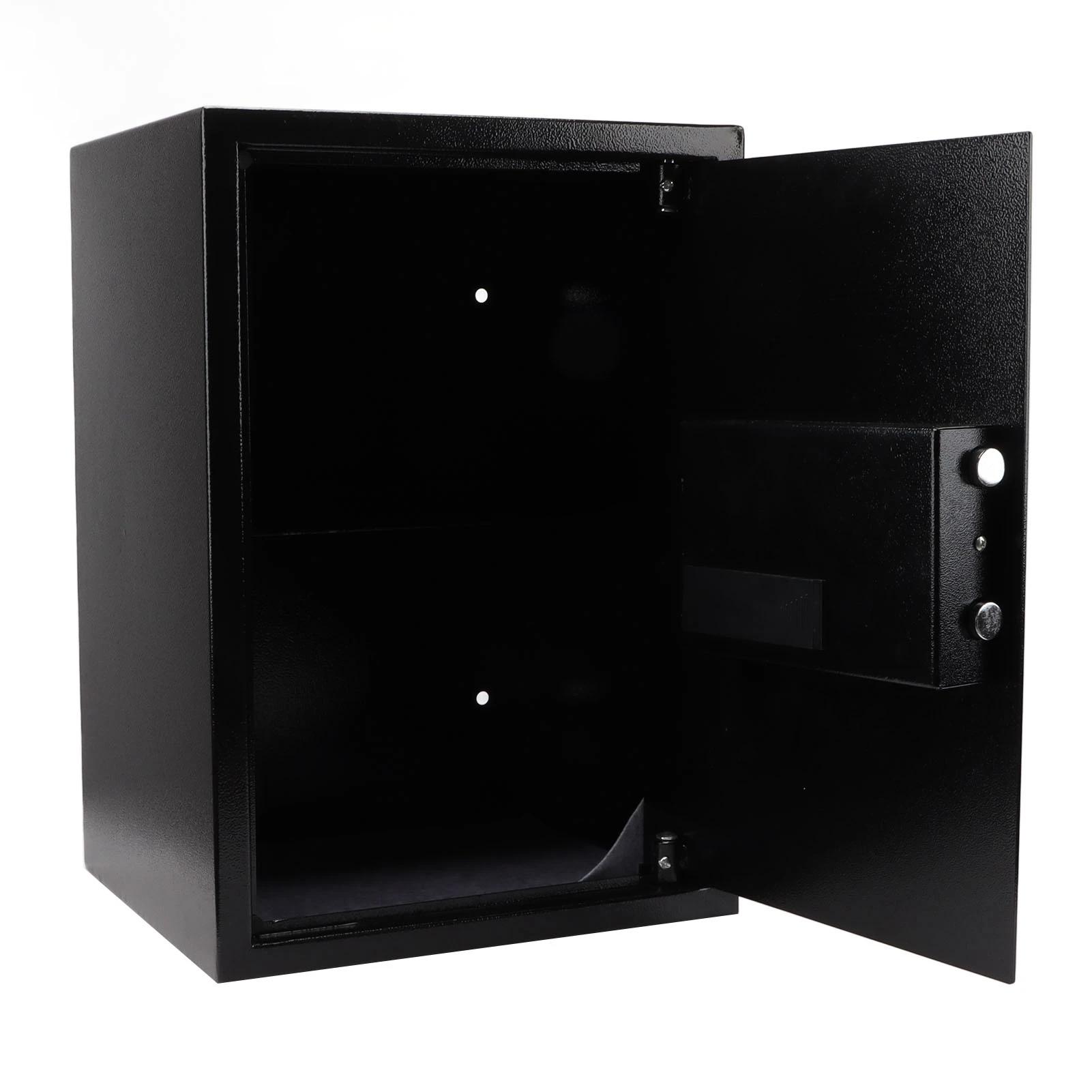 Digital Electronic Security Box Password Double Layer Carbon Steel Box Portable Safe Lock Deposit Box for Cash Jewelry Documents