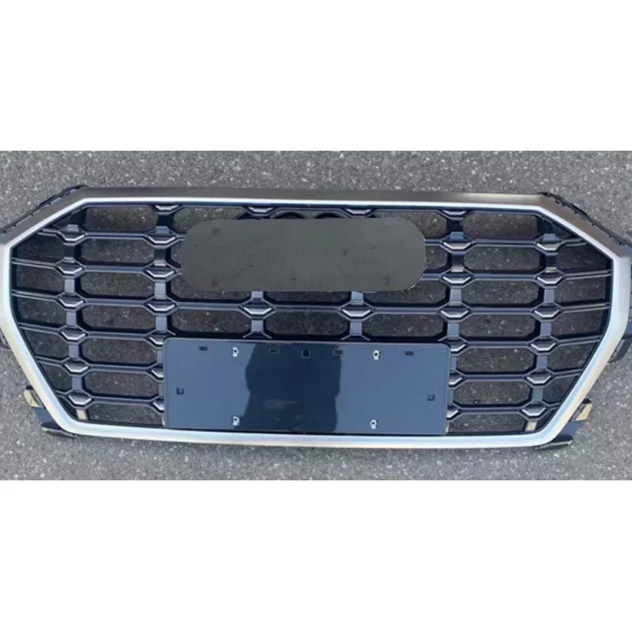 Front Bumper Grill Center Grille For Audi Q3 2019 2020 - 2021 2022 2023 For RSQ3 Grill (Refit For RSQ3 Style)