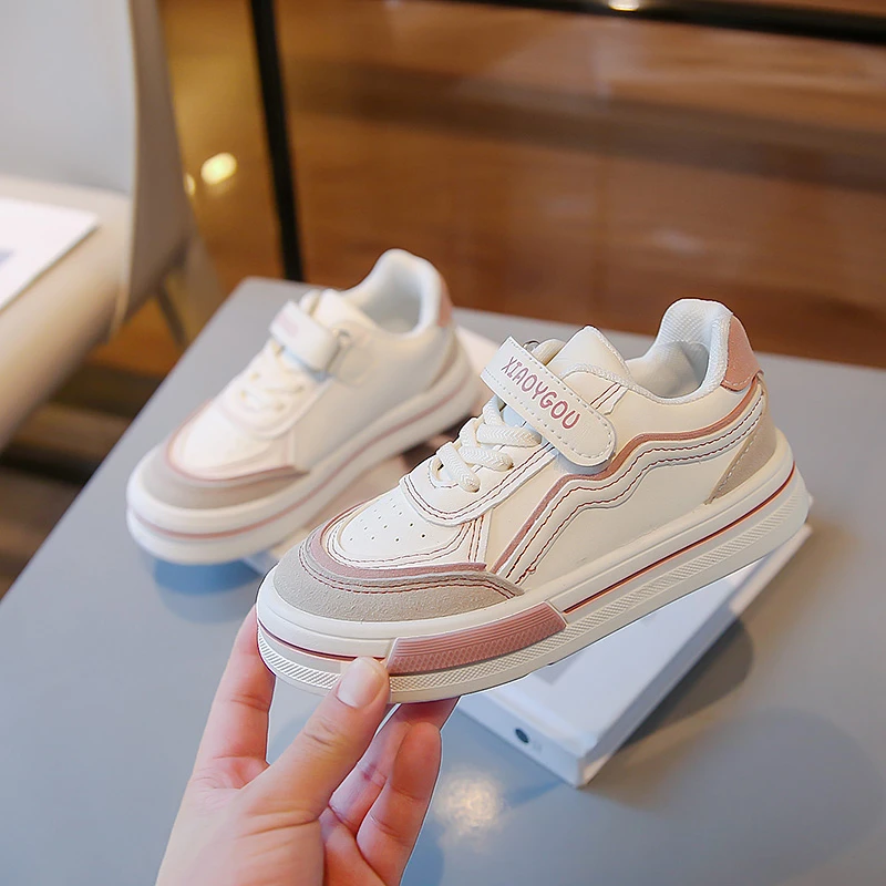

Daily Wear Children Sport Sneakers Fashion Shoes Boys Girls Anti Slip Wear Resistant Sole Breathable Outdoor Walking Footwear