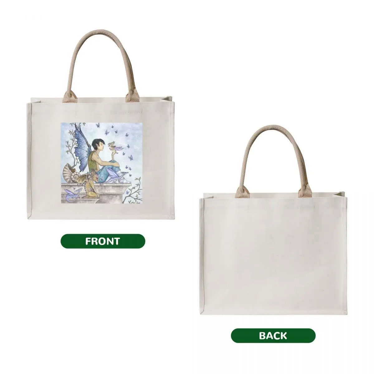 The Hangout Tote Bag reusable shopping bag Canvas bag for women tote university