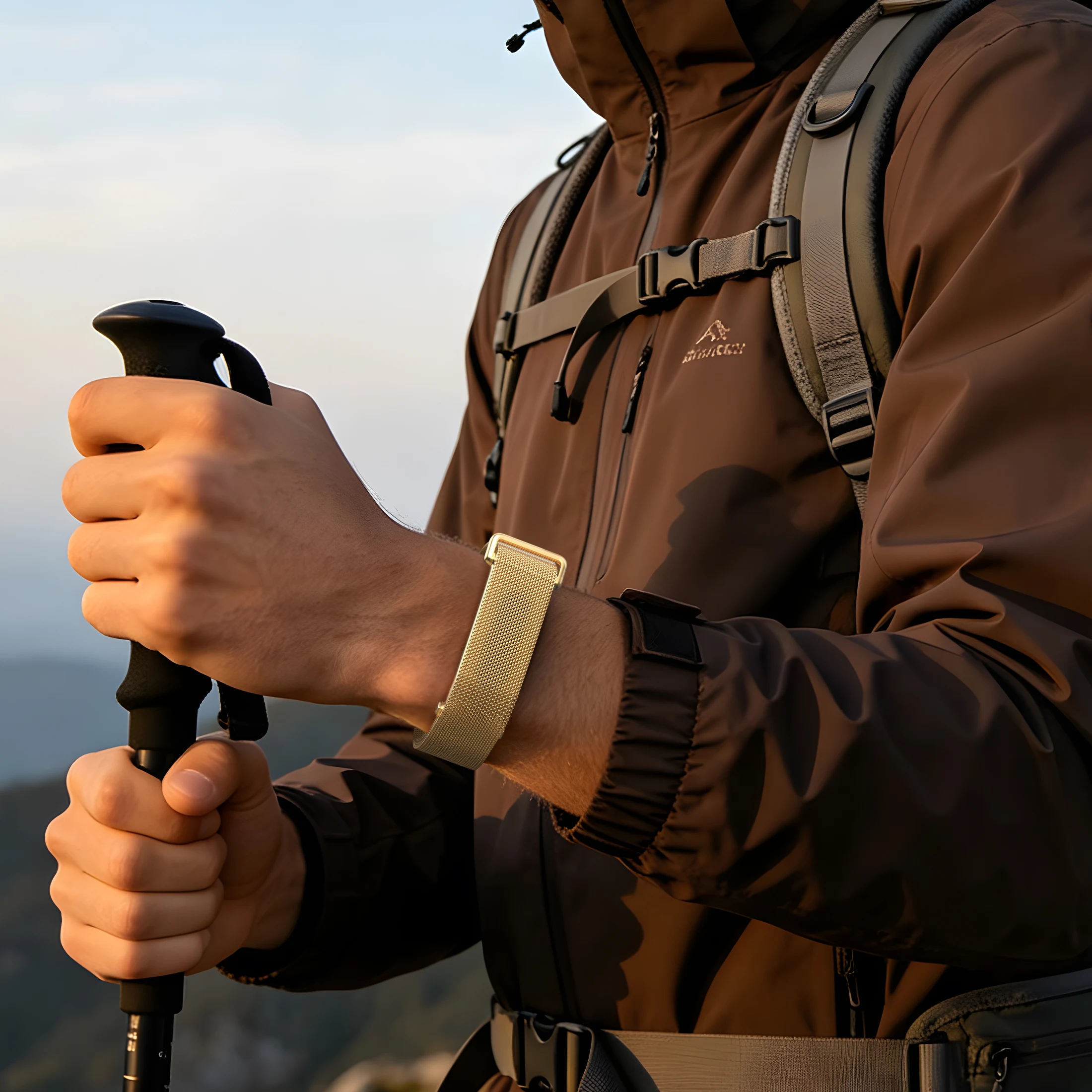 Stilvolles Milanese-Armband für Google Fitbit Air, in verschiedenen Farben erhältlich, verstellbar, atmungsaktives Uhrenarmband für Google Fitbit Air. – Detail 12