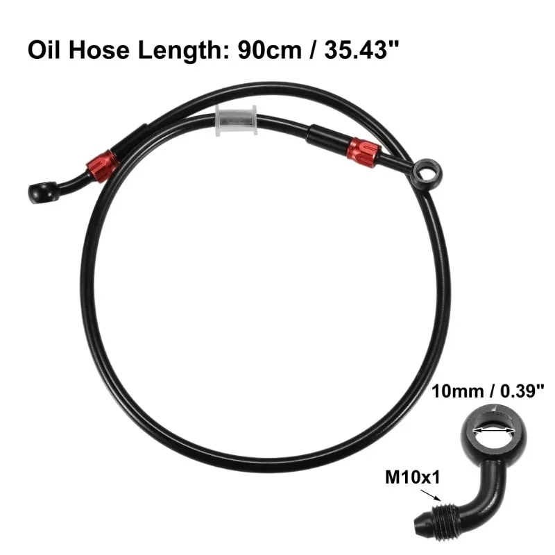 1 مجموعة 10 مللي متر دراجة نارية خرطوم الفرامل للدراجات النارية الصلب الهيدروليكية دواسة فرامل خطوط أنابيب خراطيم على الطرق الوعرة الدراجات النارية العامة