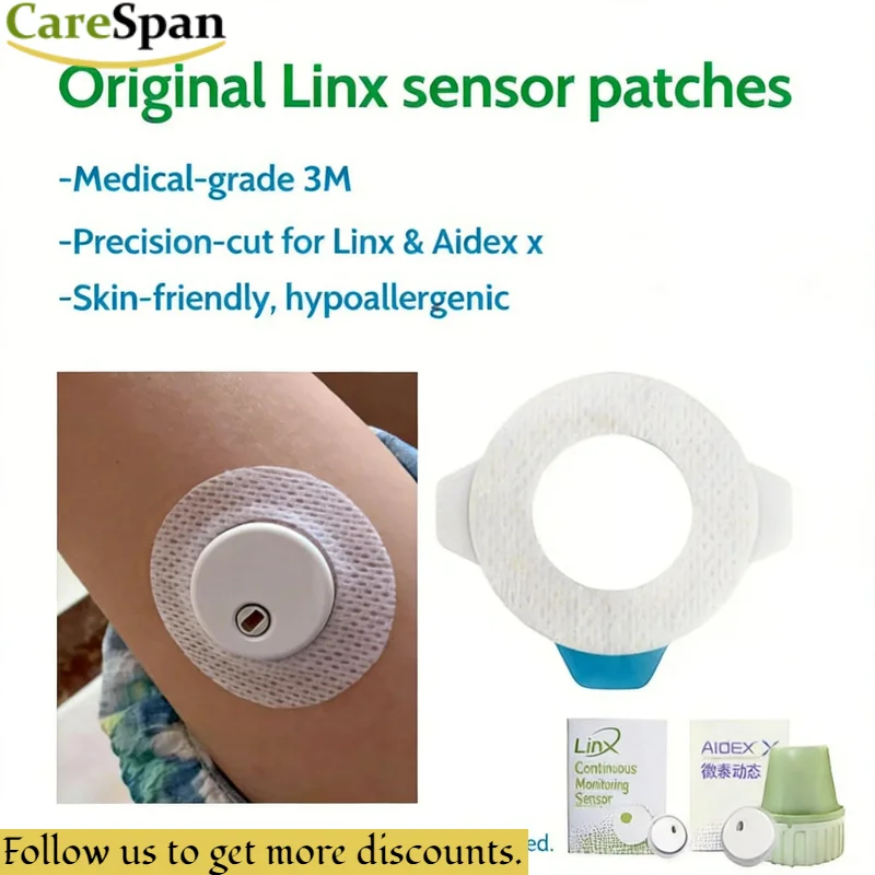 

Оригинальные пластыри Linx для датчиков CGM, гипоаллергенные, медицинские, с клейкой лентой, Aidex X Linx 5P, защита для датчиков Ottai