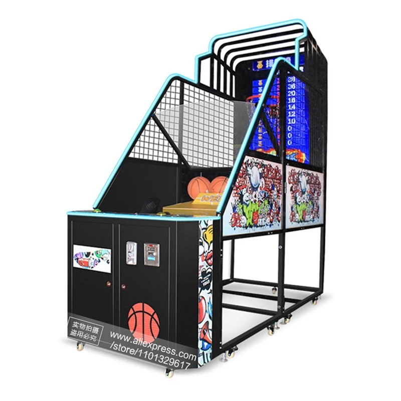 

China Factory Sell Amusement Equipment Tickets Redemption Games Coin Operated Street Basketball Shooting Arcade Game Machine