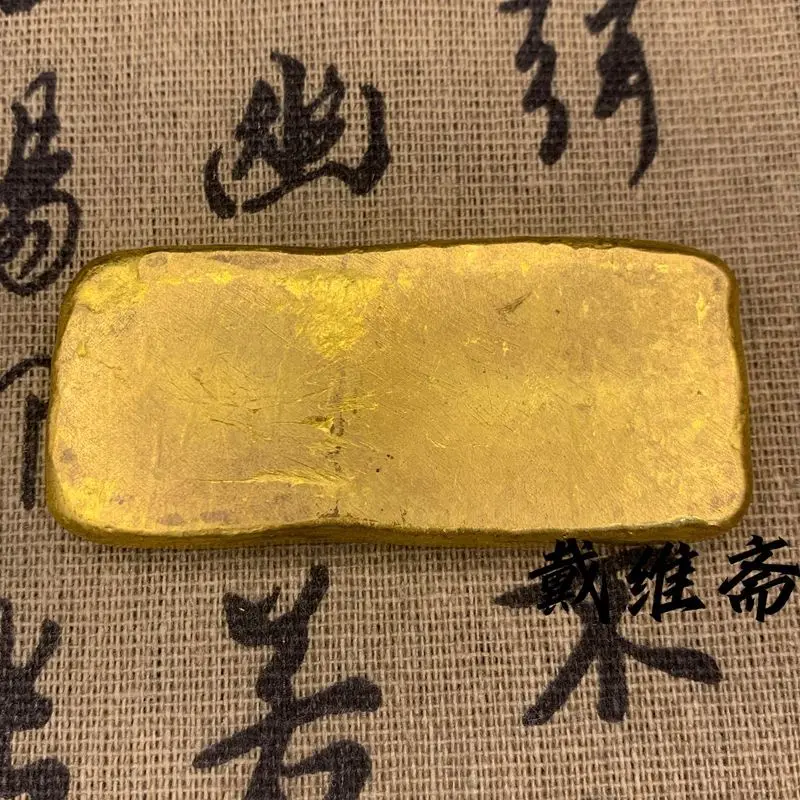 Nostalgic coins silver coins gold ingots ancient collection play retro Republic China gold ingots gold bars high hat coins