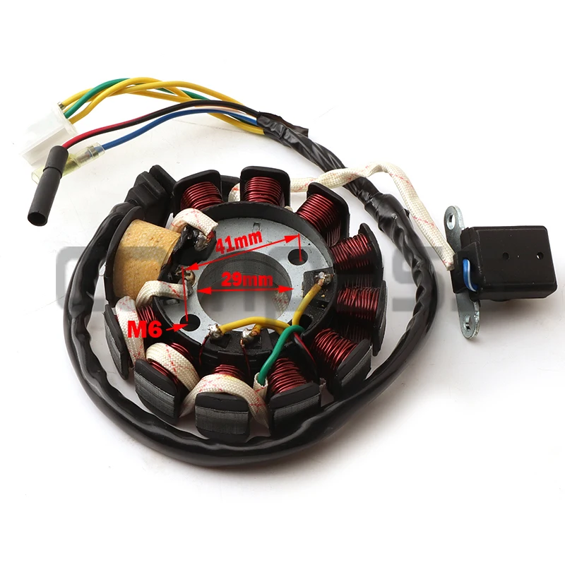 

GY6 125cc 150cc 11 coil Magneto Alternator Stator for Chinese Scooter Moped ATV Go Kart Quads 152QMI 157QMJ Engine