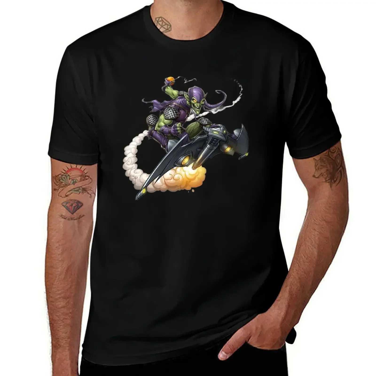 

green goblin T-Shirt oversizeds football t shirt Man t-shirt men tshirt