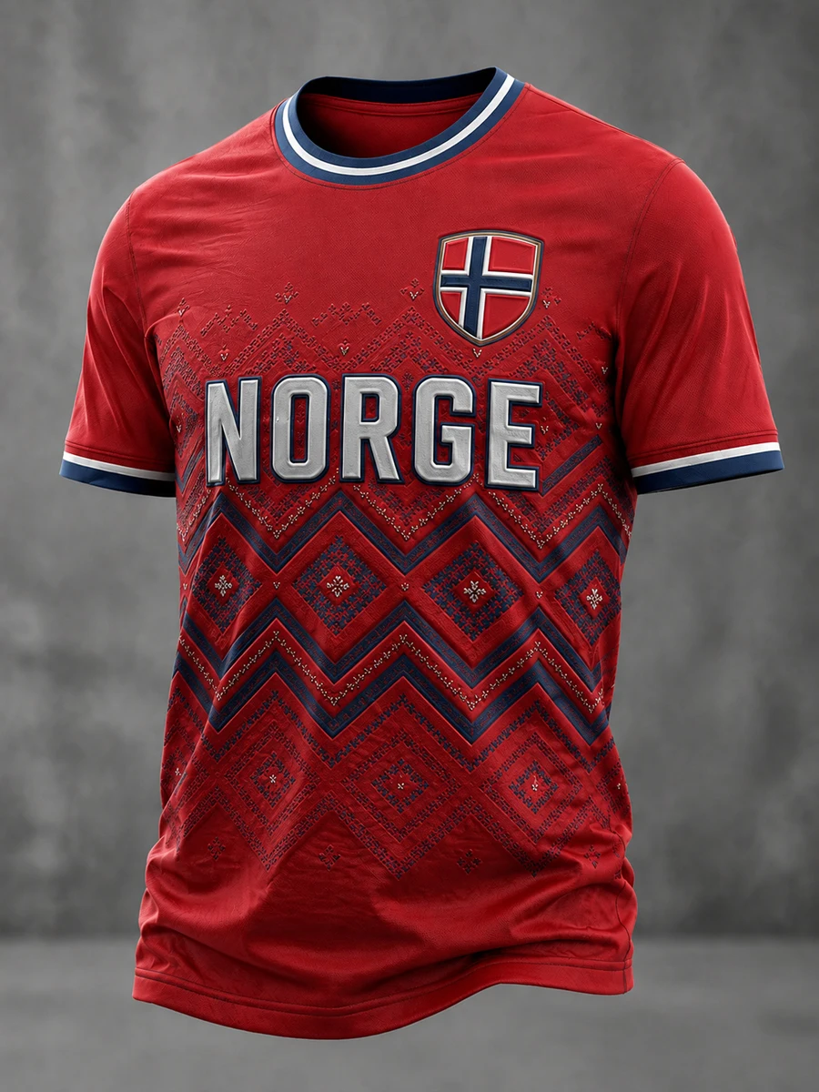 Nordic Viking Norway Shirt Men - Summer Viking Clothing recension och pris