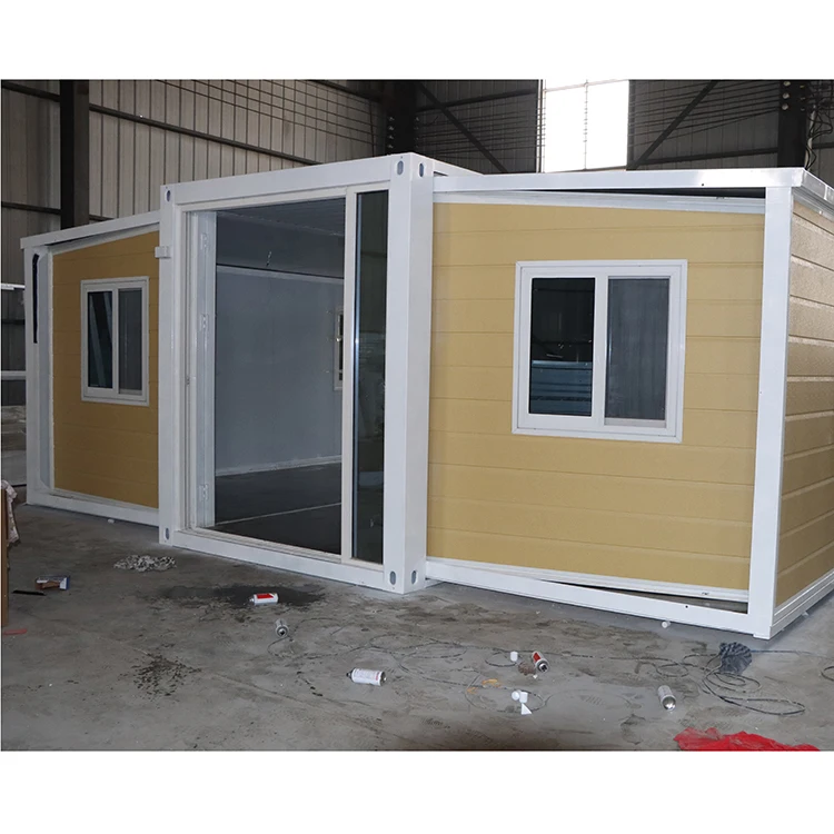 Best Steel Structure Expandable Containers House 20 Ft 40 Ft 3 Bedrooms Luxury Collapsible Expanding Container Home