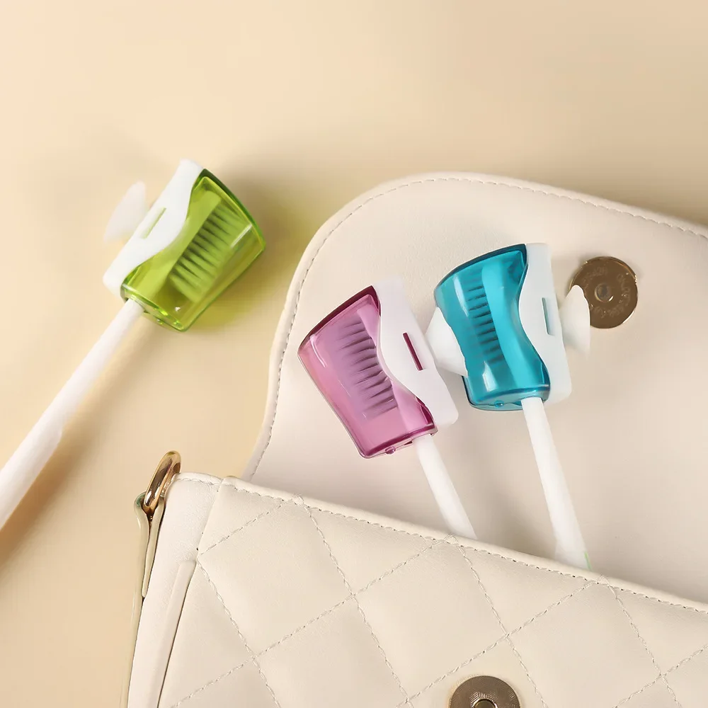 

Портативная присоска для путешествий, чехол для зубной щетки, открывающийся и закрывающийся чехол для хранения зубной щетки, защитный чехол для электрической зубной щетки