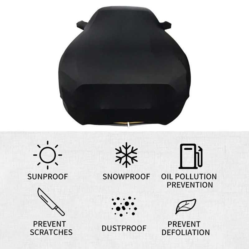 

Car Covers for Tesla Model 3 Y S X Sunshade Insulated Elastic Stretch Cotton Tight Anti-dirt Protection New Model Y Juniper 2025