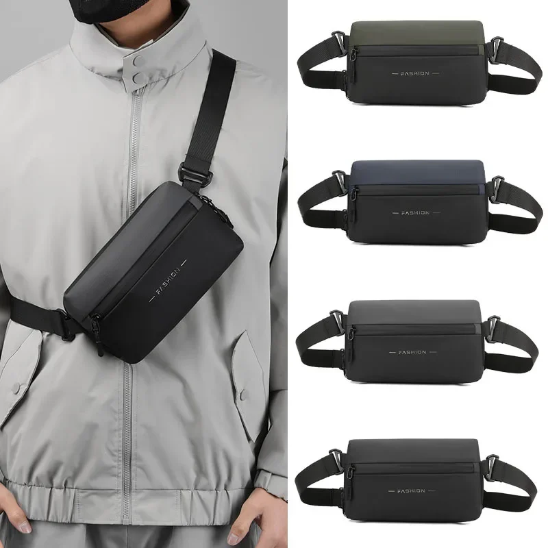 Men's Waist Bag Fashion Unisex Chest Packs High Quality Nylon Travel Fanny Pack Shopper Commuter Crossbody Bag