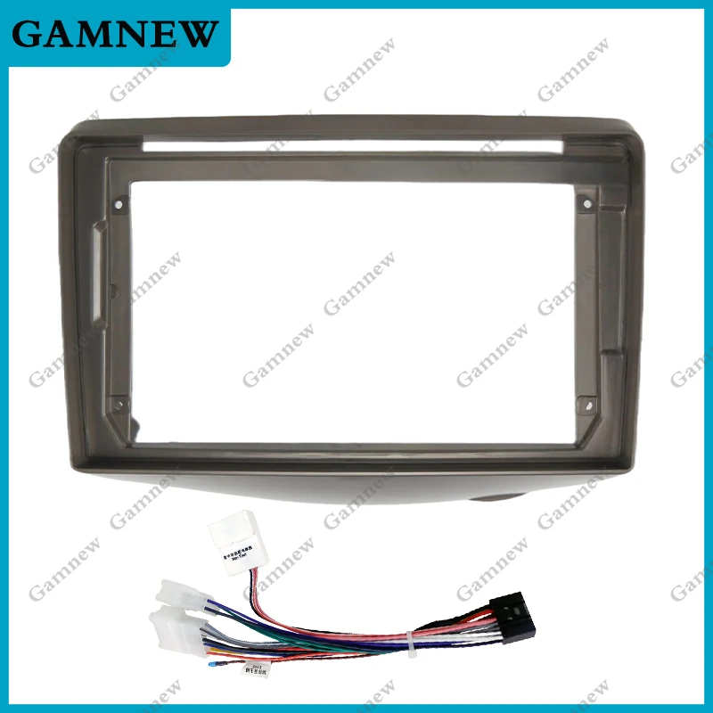 9 Inch Car Frame Fascia Adapter Android Radio Dash Fitting Panel Kit For Toyota Yaris Vitz Echo Platz 1999-2005