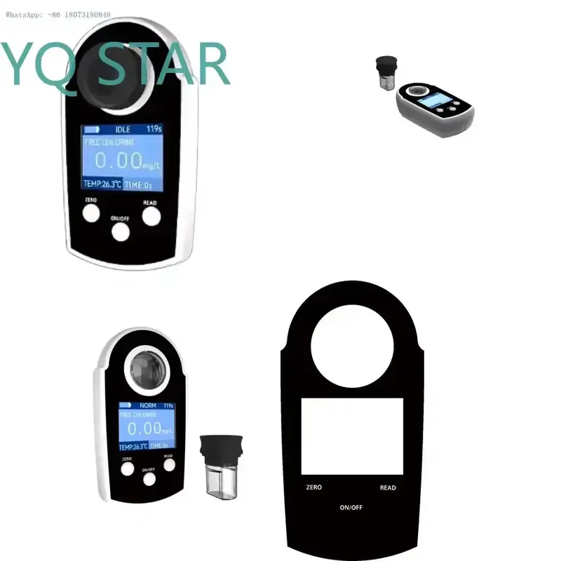 High Precision Water Quality Detection Free Chlorine Content Tester for Water Testing Equipment