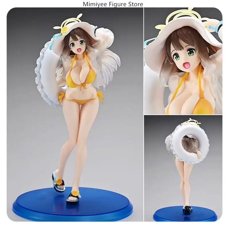 

​22cm Blue Archive Izayoi Nonomi Anime Blonde Girl Swimsuit Standing Pose PVC Figure Statue Desktop Decoration Gift​